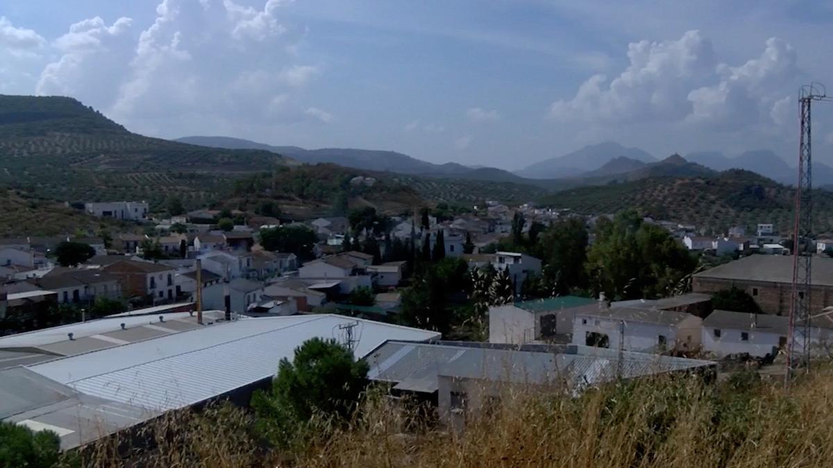 Imagen panorámica de la aldea prieguense de Zamoranos.