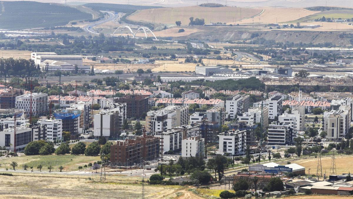 Edificios cebra en Huerta de Santa Isabel Oeste.