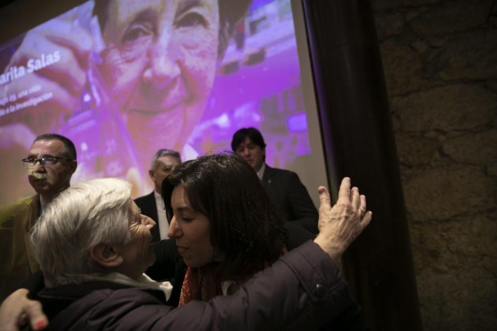 Homenaje póstumo en Oviedo a Margarita Salas