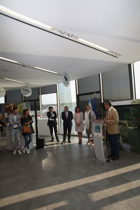 Exposición sobre acuicultura en el Niemeyer.