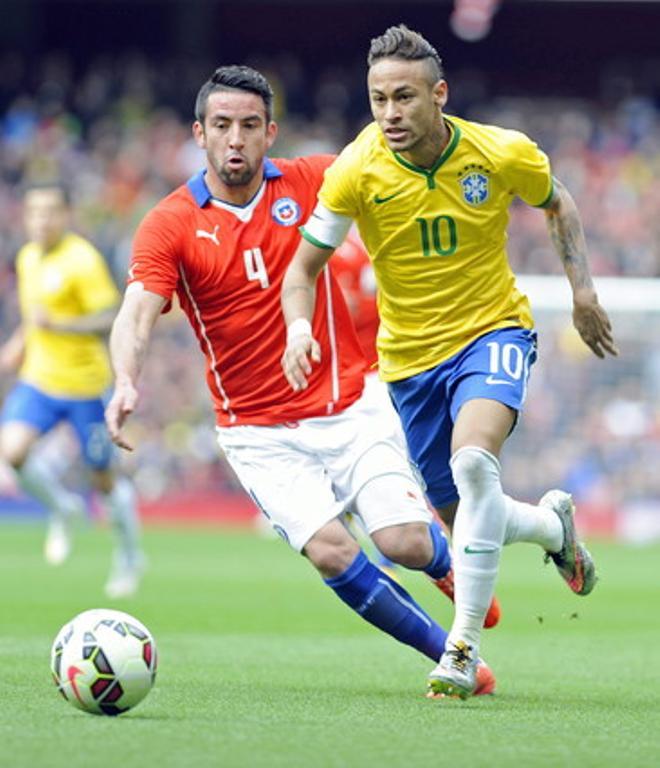 Brasil,1 - Chile,0