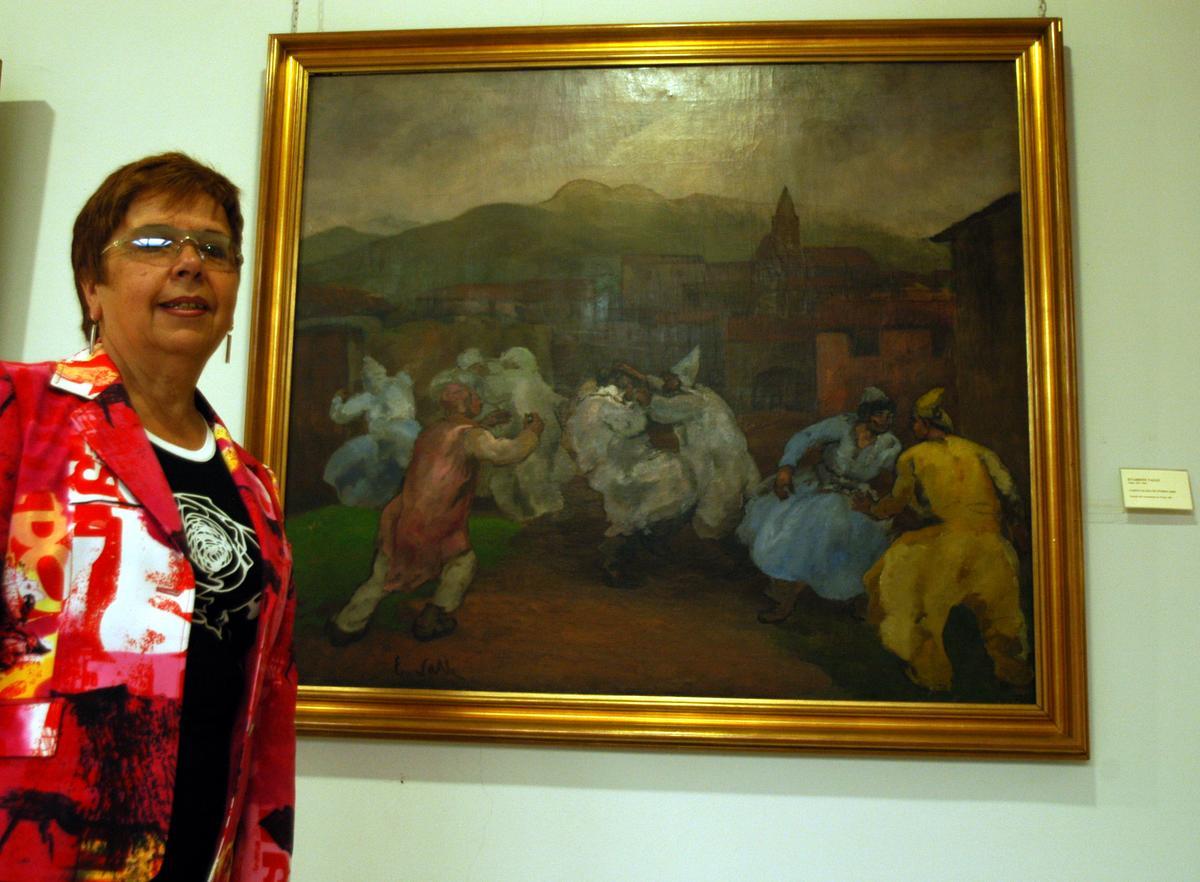 Conchita Quirós, en el Bellas Artes.