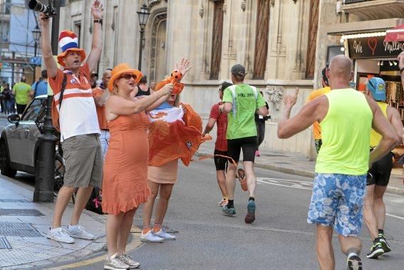 Auf der Strecke des Mallorca Marathons