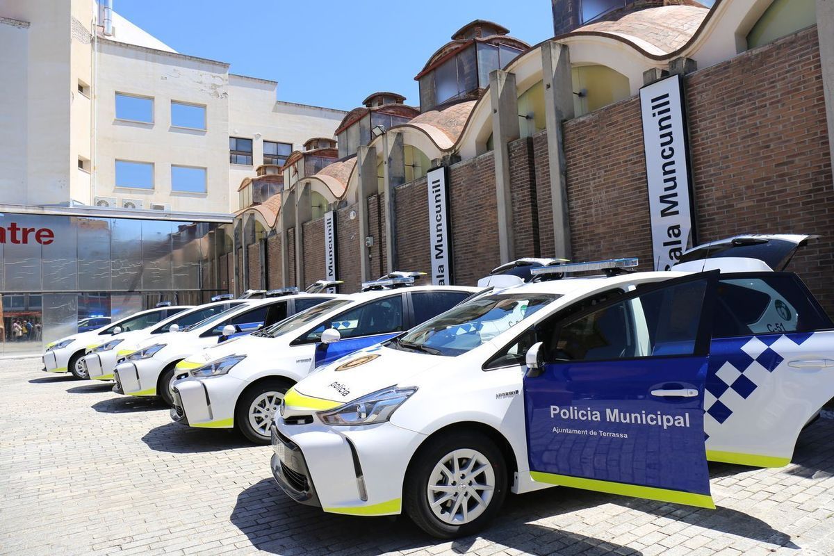 Coches de la Policía Municipal de Terrassa