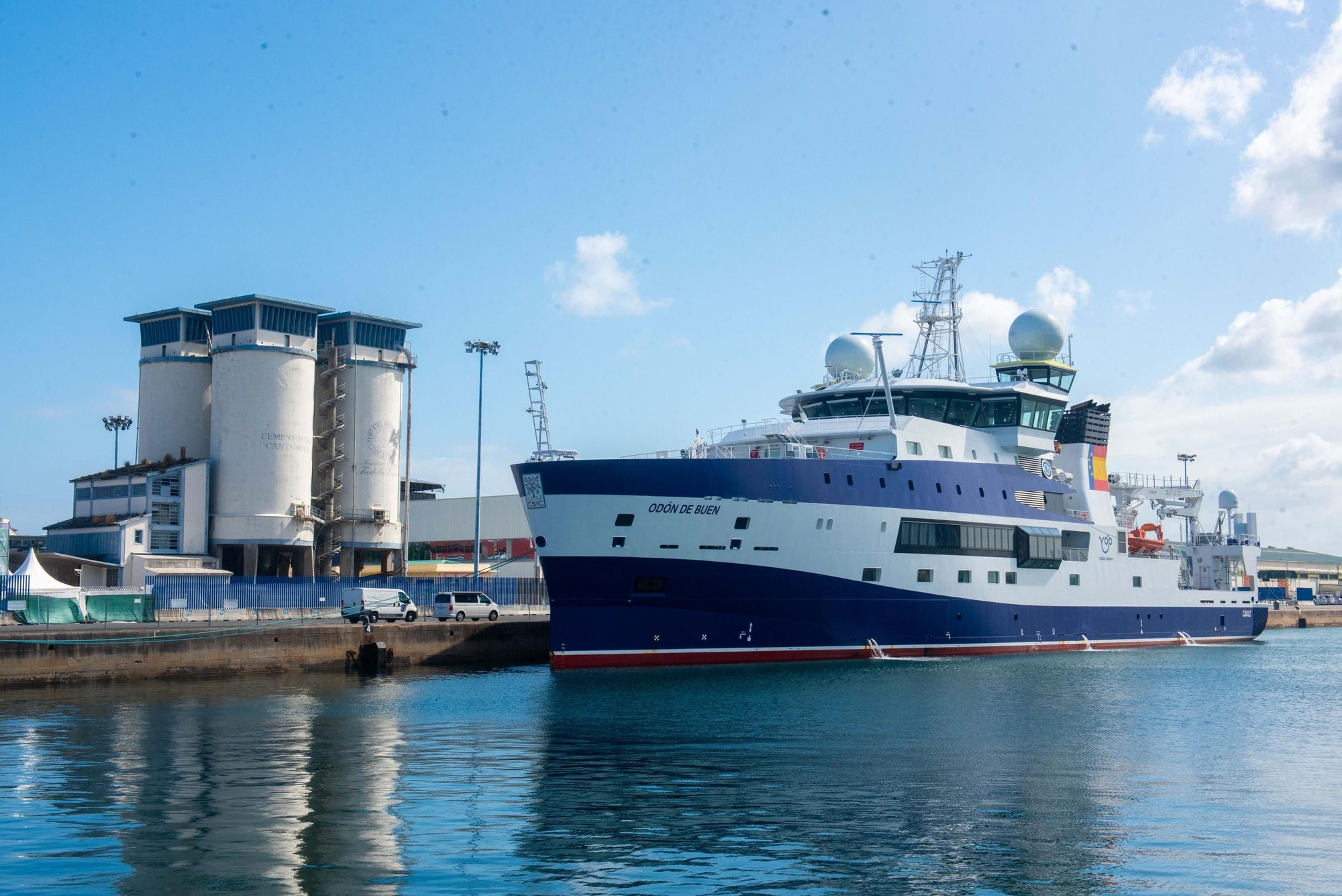 El buque oceanográfico ‘Odón de Buen’ visita A Coruña