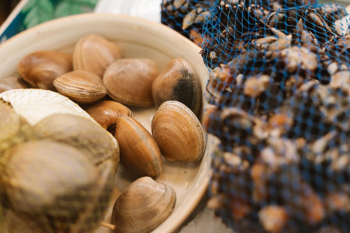 Muestras del producto que sirven en el restaurante madrileño Montes de Galicia.