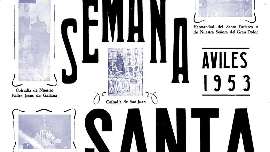 Asina tien camudao&#039;l cartel de la Selmana Santa d&#039;Avilés nos postreros 70 años