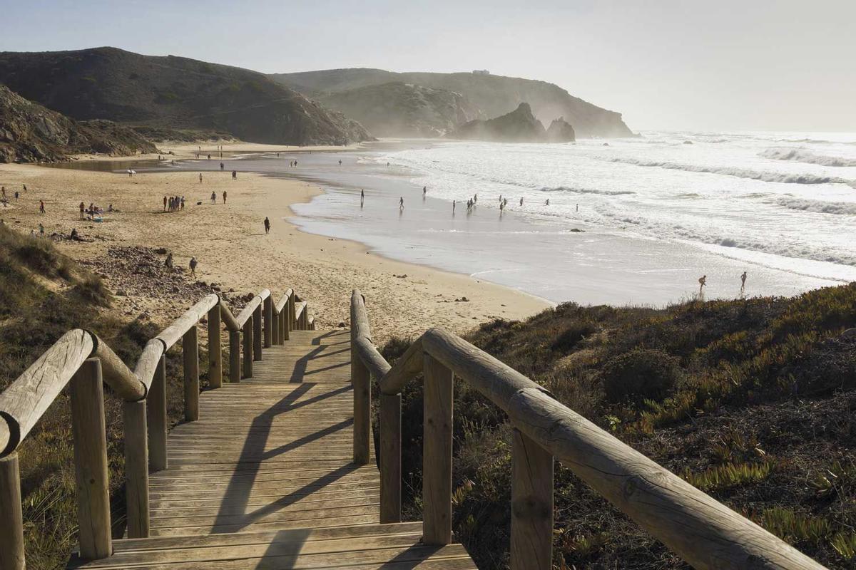 Acceso a la playa de Amado