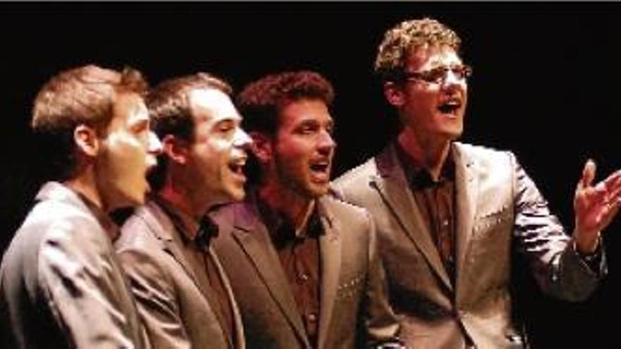 The Hanfris Quartet va cantar a cappella temes de &quot;West Side Story&quot;, &quot;El mag d&#039;Oz&quot; i &quot;Toy Story&quot;