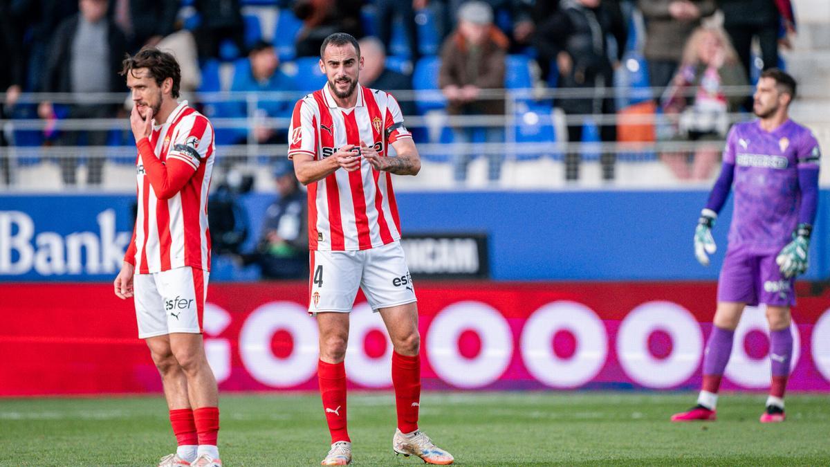 Huesca - Sporting, en imágenes