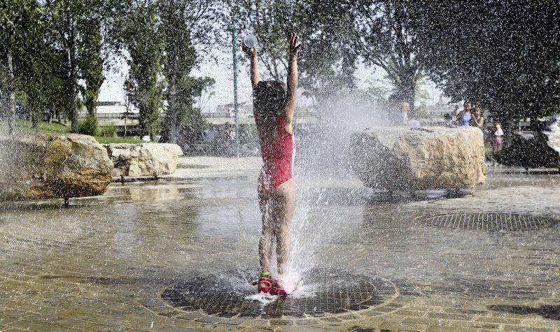 Domingo de calor en Zaragoza