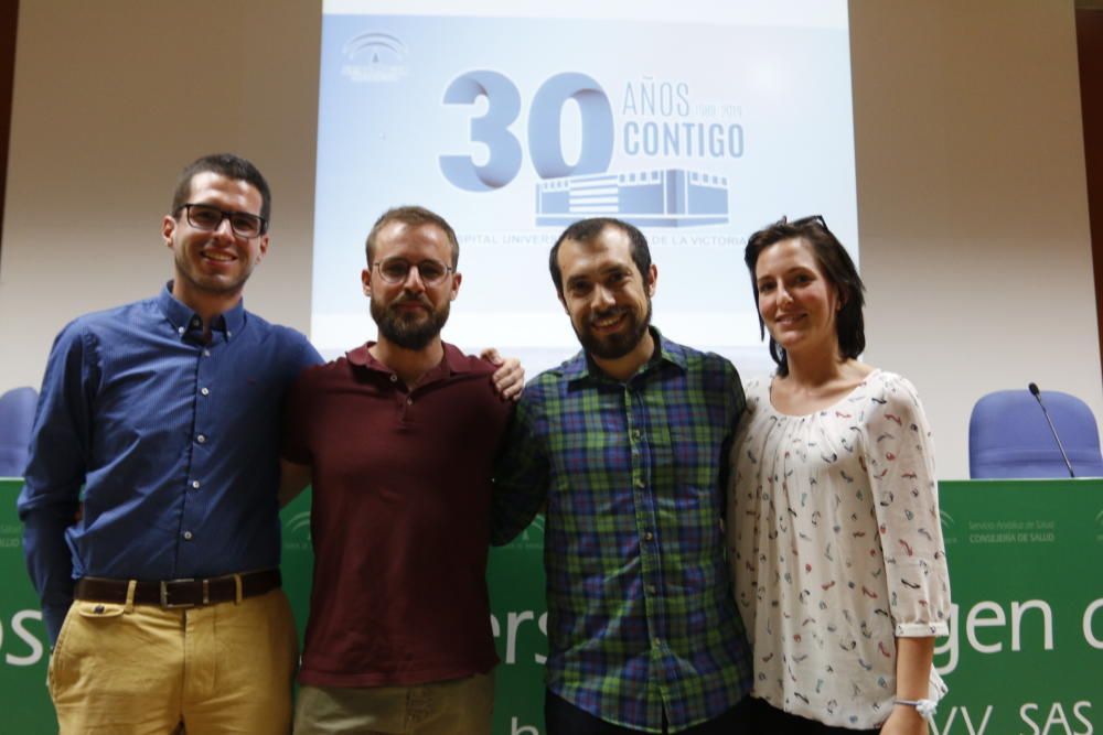 Acto de clausura de la nueva promoción de profesionales que culminan la residencia en el Hospital Clínico de Málaga