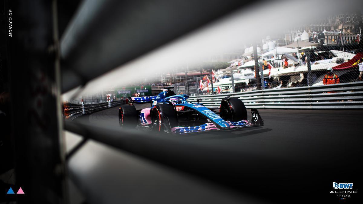 Fernando Alonso, durante el último Gran Premio de Mónaco.