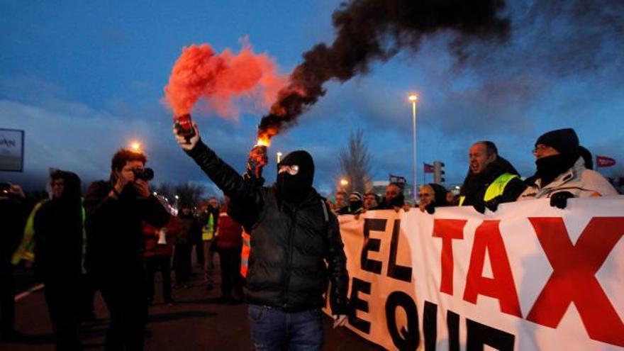 Los taxistas, sin acuerdo en Madrid