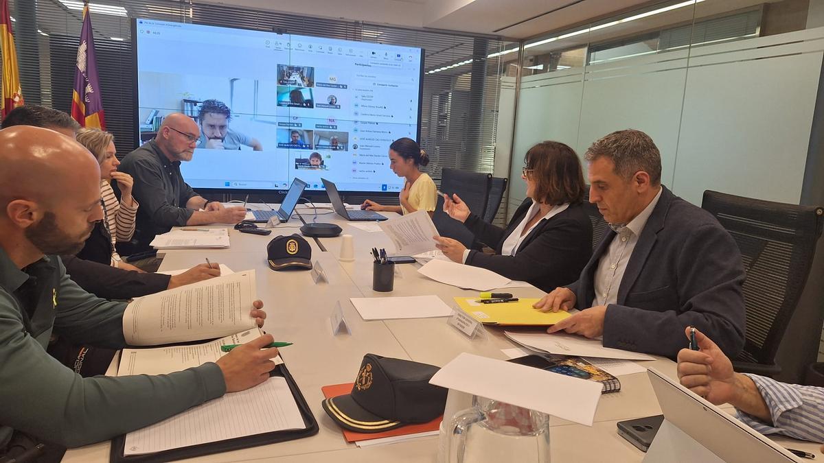 Reunión en Palma para la homologación del plan de emergencias de Santa Eulària.