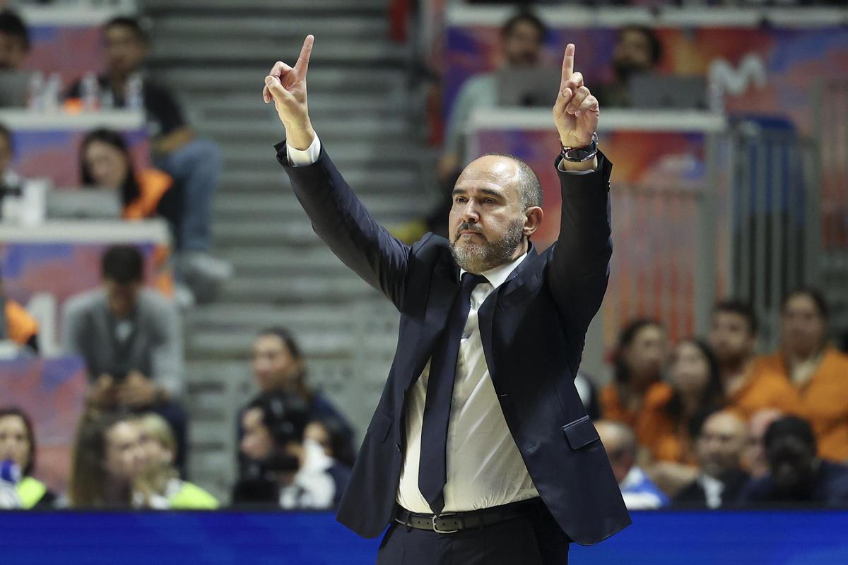 Chus Mateo, durante la final de la Copa del Rey