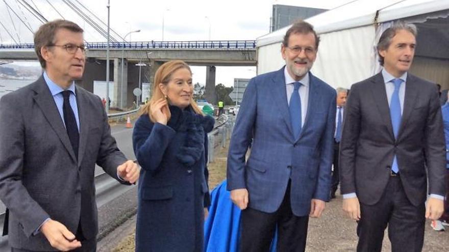 Así fue la inauguración del renovado puente de Rande