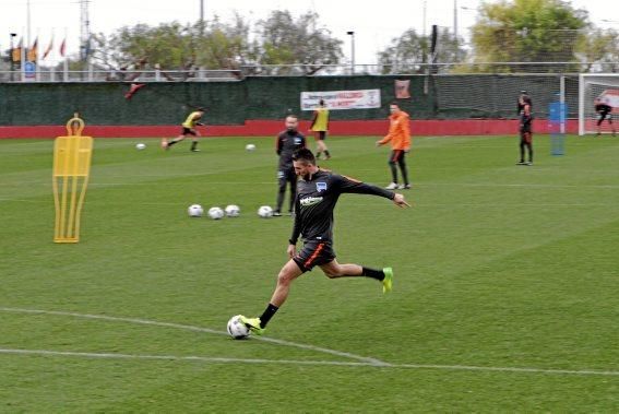 Trainingseinheit am Dienstag (10.1.) von Hertha BS