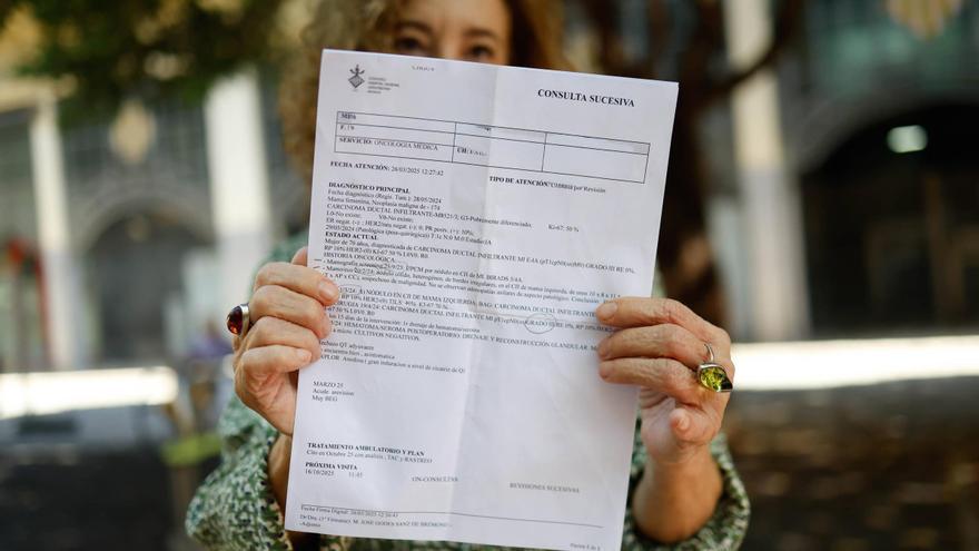 Diagnóstico de cáncer de mama, cinco meses depués de la mamografía