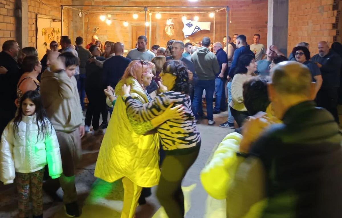 Polo San Martiño, castañas, chourizos e viño