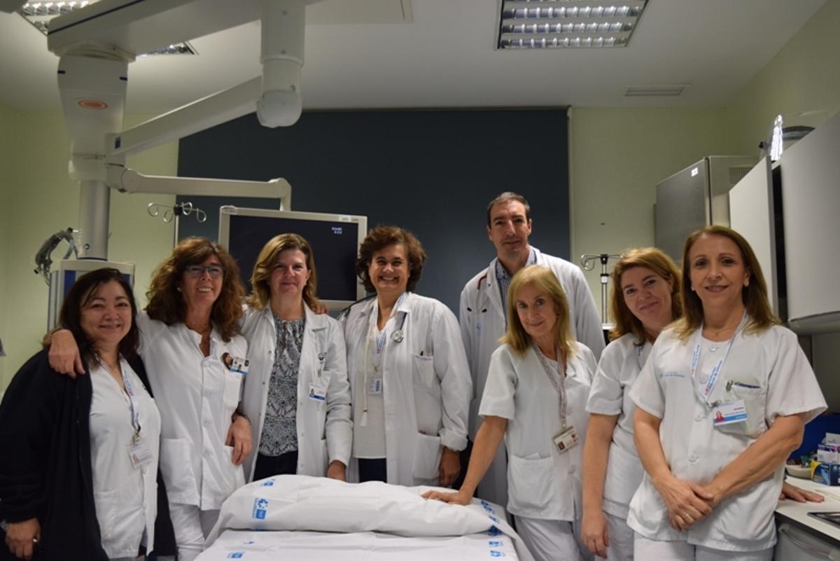 Profesionales sanitarios de la Unidad de Broncoscopia y Neumología Intervencionista del Hospital Universitario Príncipe de Asturias de Alcalá de Henares