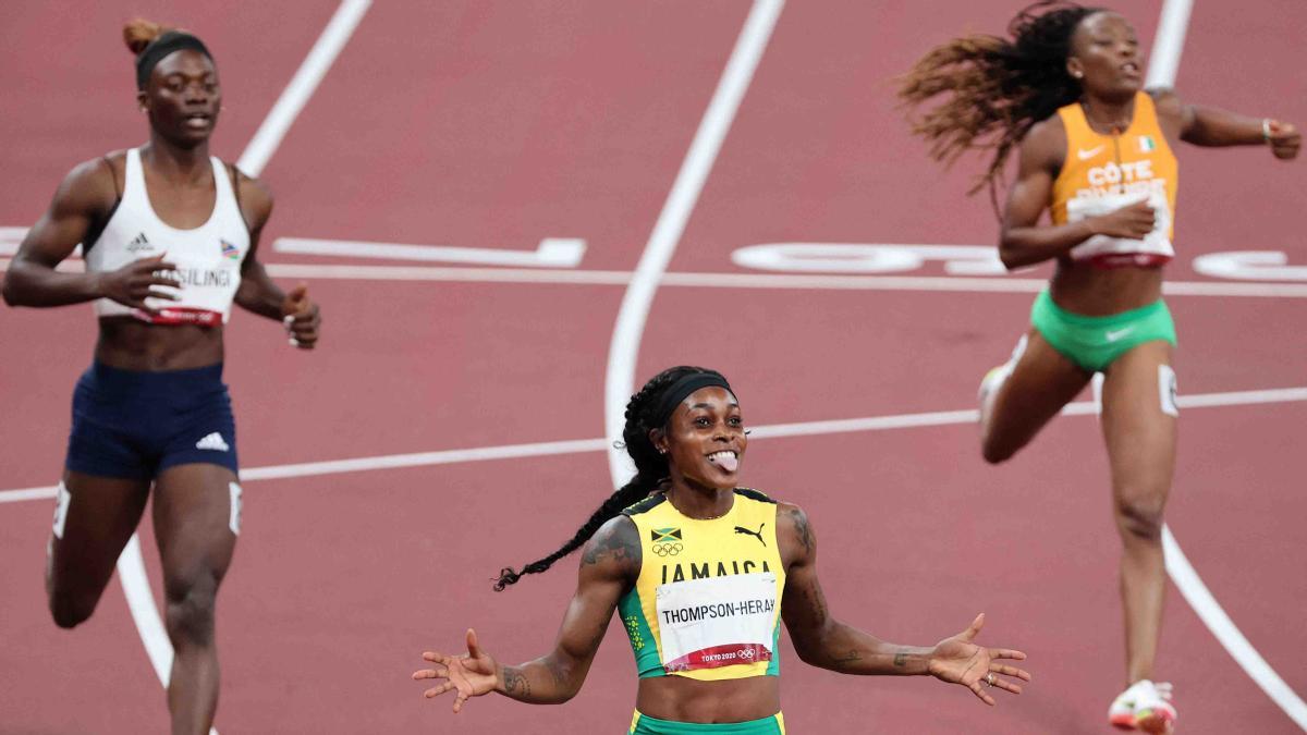 Elaine Thompson se reafirmó como la 'Usain Bolt femenina'