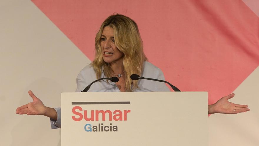 Yolanda Díaz rechaza la acusación del PSOE por la piñata de Sánchez: &quot;Odiar no es delito&quot;