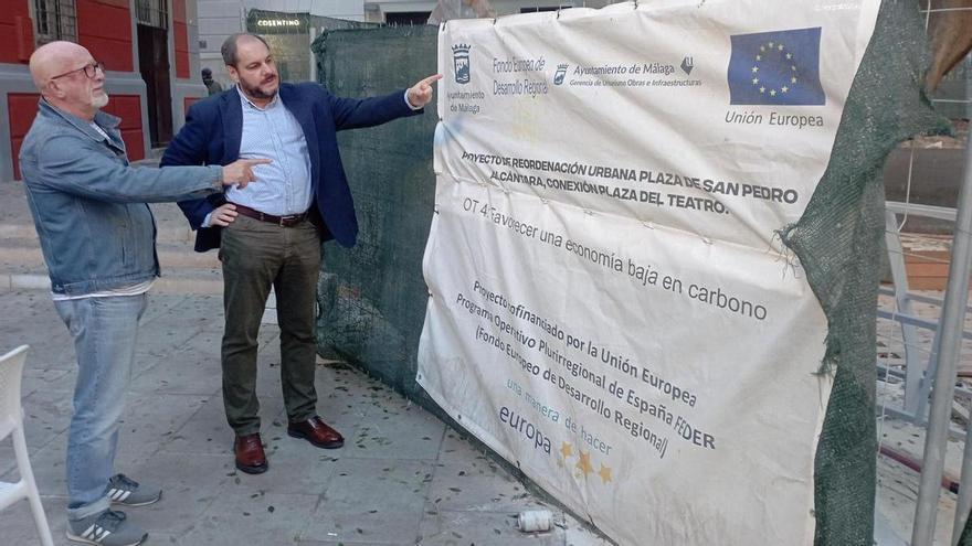 Vecinos denuncian falta de control en los fondos UE para la plaza de San Pedro Alcántara