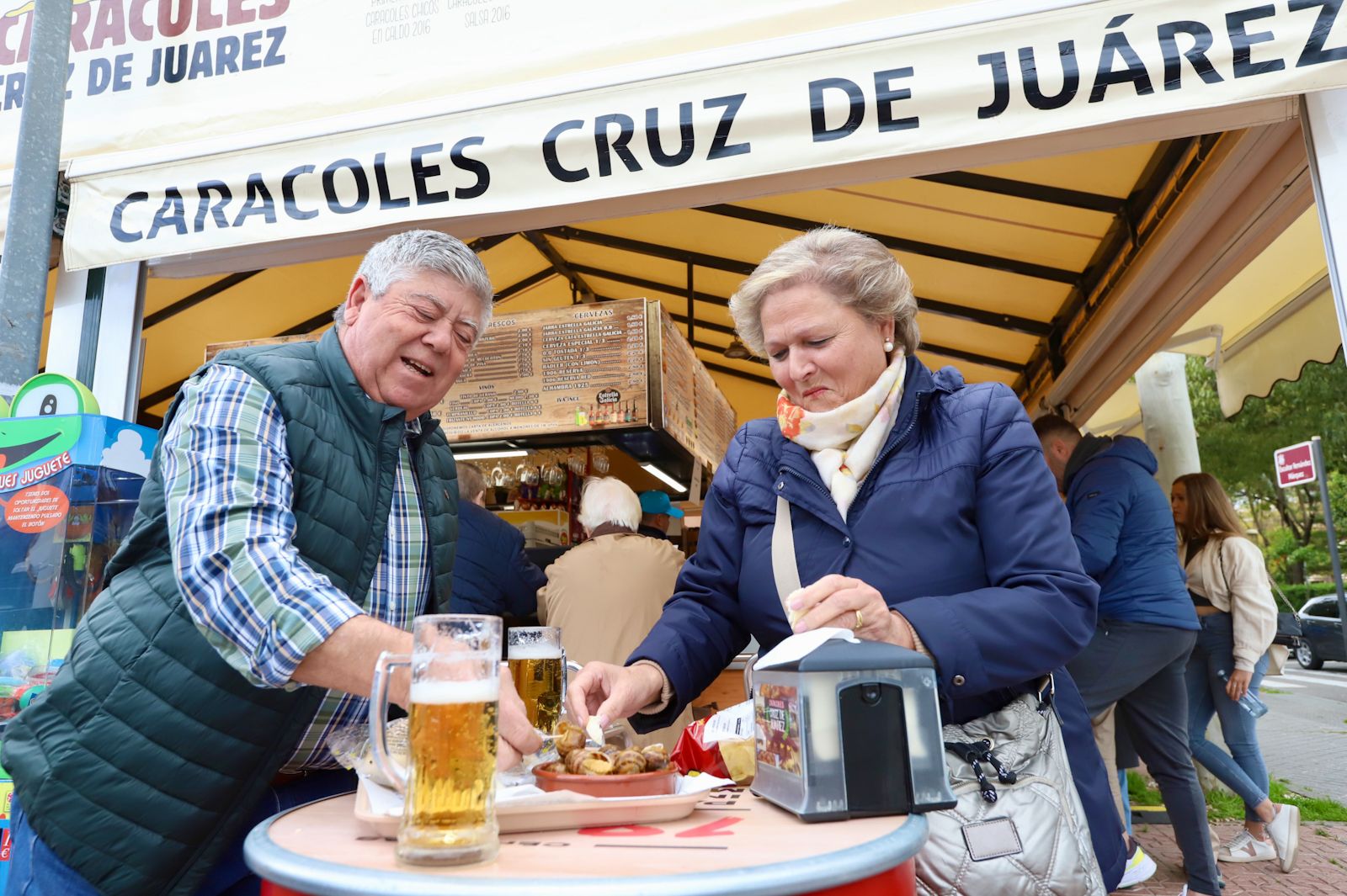 Los cordobeses, en busca de los caracoles