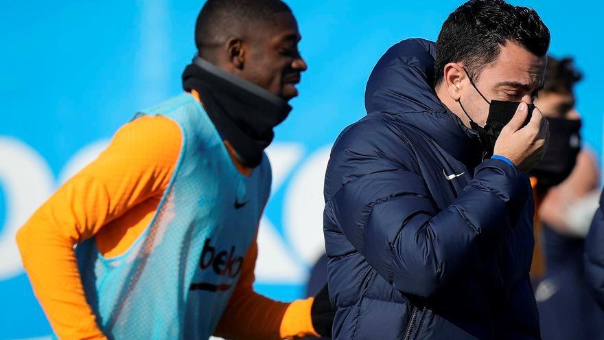 Dembélé regresa a los entrenamientos del Barcelona