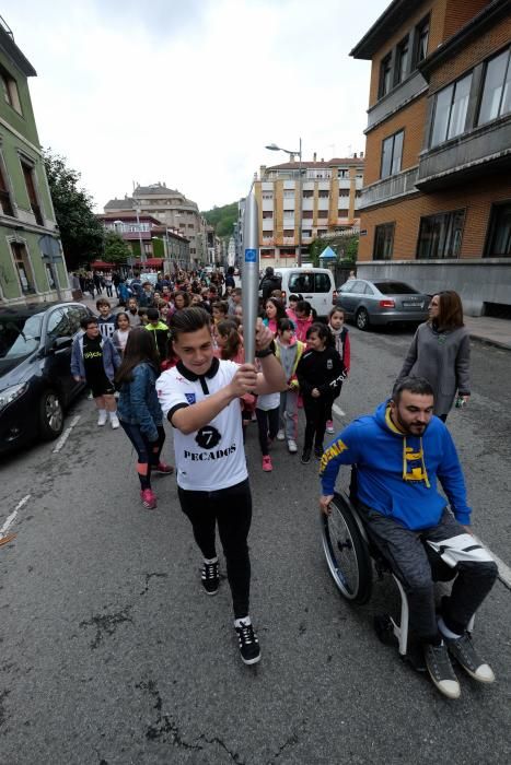 La antorcha olímpica llega a Mieres