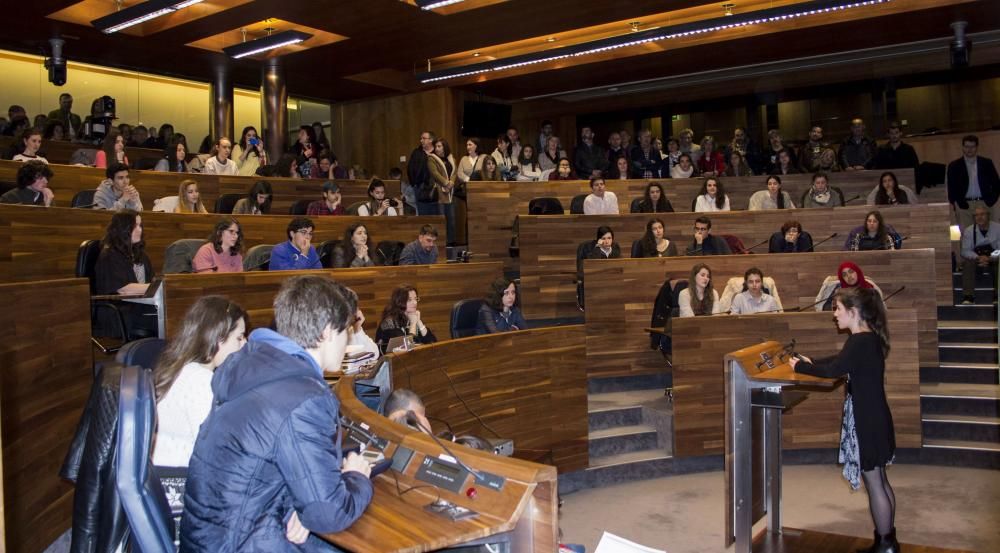 Entrega de premios de la Olimpiada de Filosofía en la Junta General del Principado