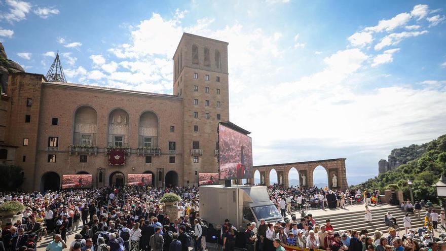El Papa León XIV visita Montserrat