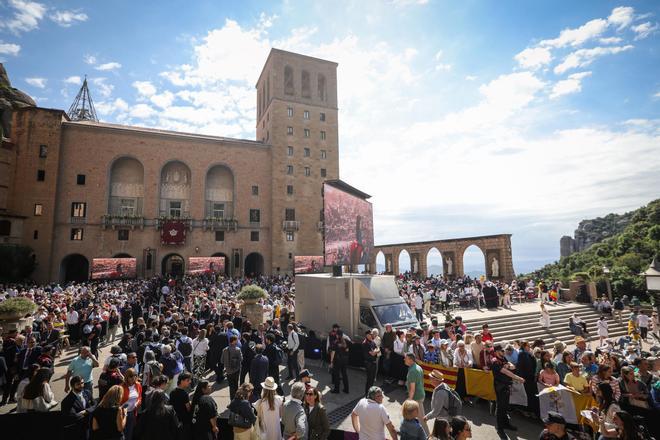 El Papa León XIV visita Montserrat