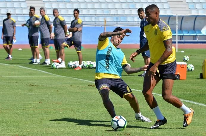 Primer entrenamiento de la UD Las Palmas