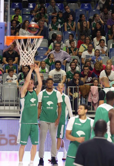 El Unicaja abre el entrenamiento a su afición