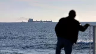 El capitán del puerto de Leixões: "Por el momento no hay peligro de contaminación"