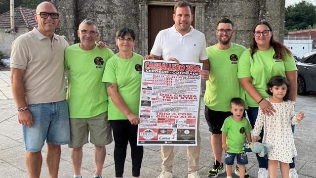 Presentación del cartel de las fiestas de Carballedo.