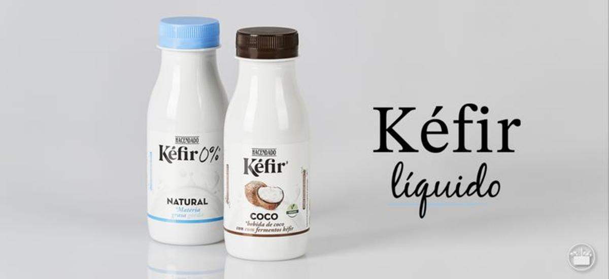 Kéfir Mercadona | La bebida de leche con sabor natural y de coco