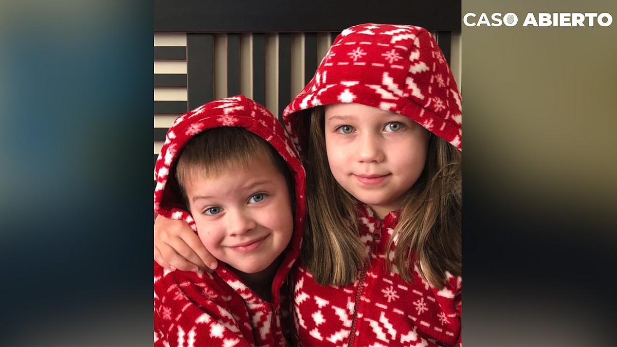 Stephanie y Leonardo, los niños españoles que su madre secuestró y retiene en Rusia.