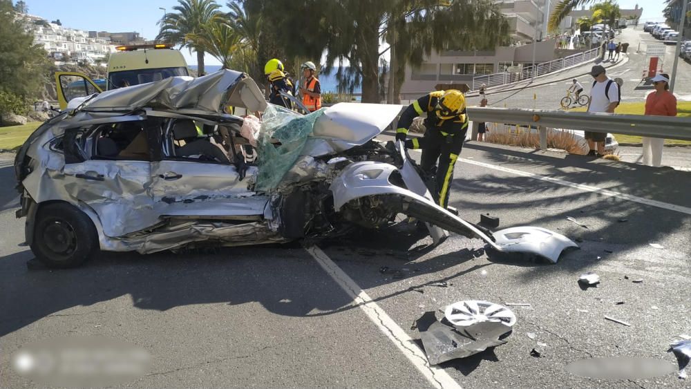 Fallece en una colisión en el Sur de Gran Canaria