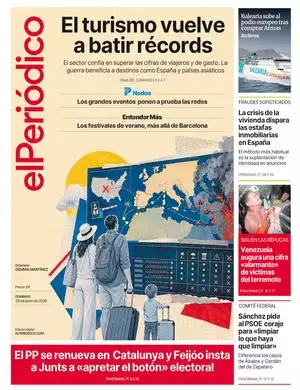 La portada de EL PERIÓDICO del 28 de junio de 2026