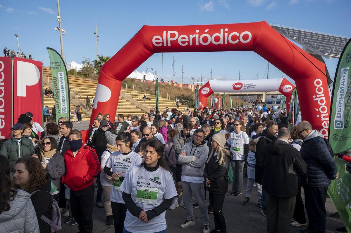 Barcelona corre contra el cáncer en el Fòrum