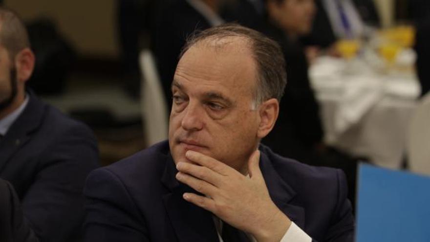 Tebas: "No veo una traición del Barça"