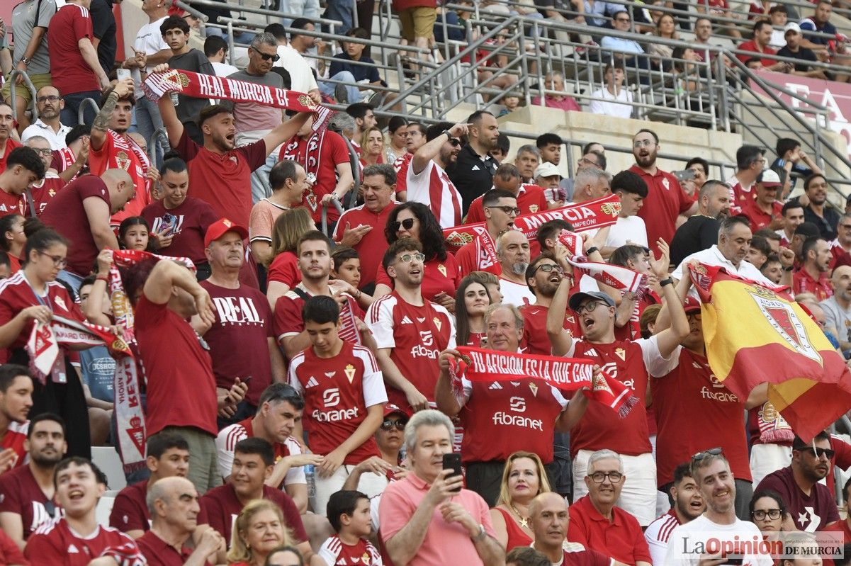 Así fue el encuentro del play off del Real Murcia y el Nástic en la lucha por el ascenso