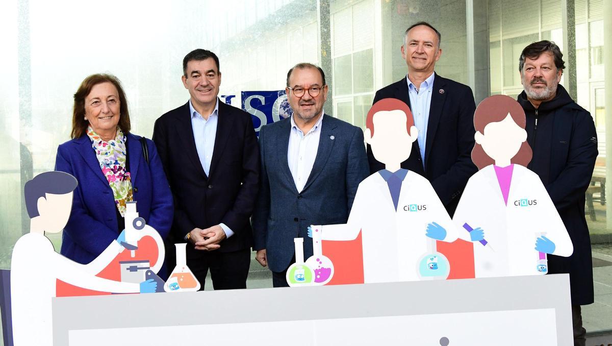 Pilar Bermejo, Román Rodríguez, Antonio López, Diego Peña y Javier Ferreira en el Ciqus.
