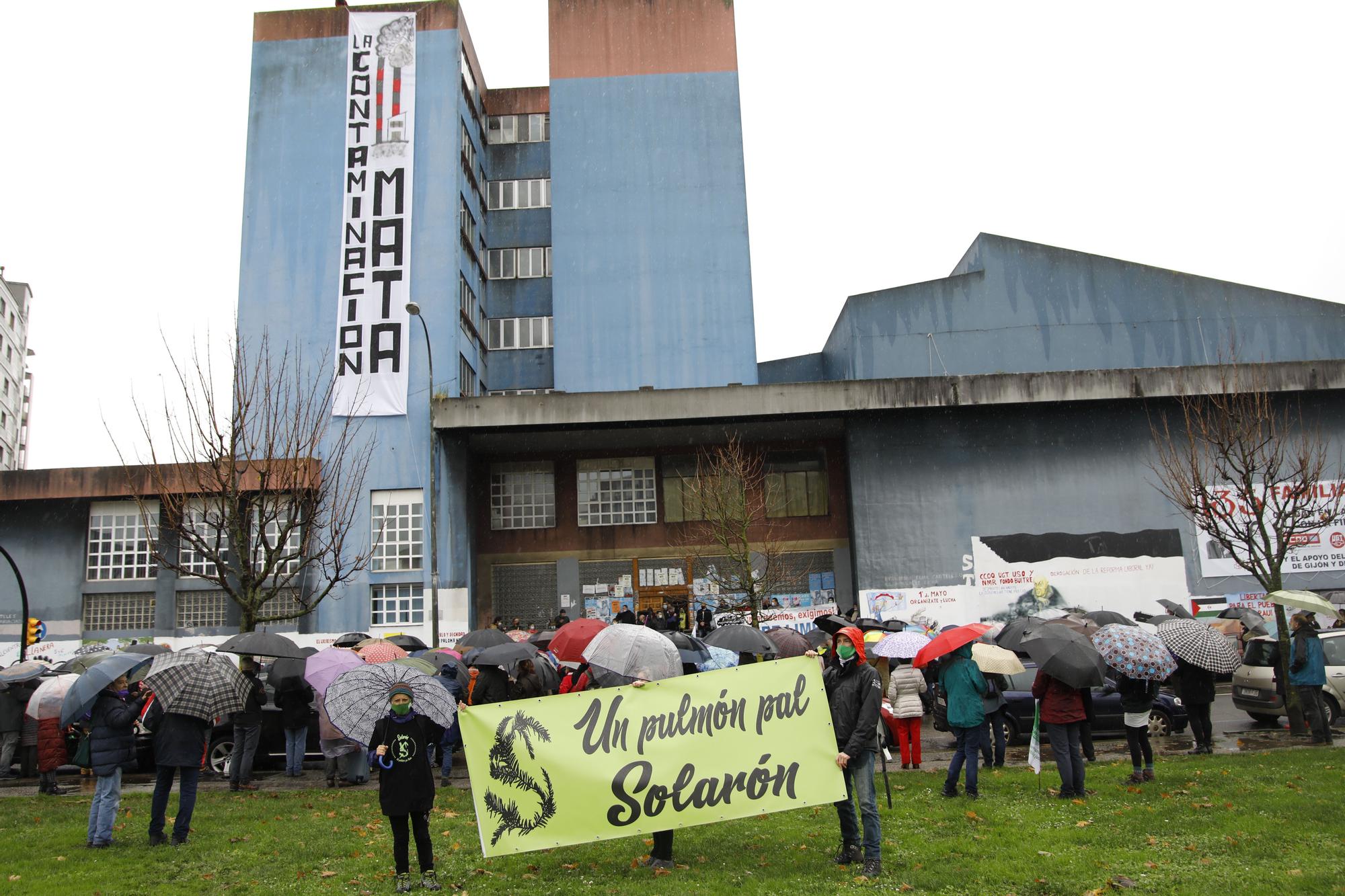 Gijón se moviliza contra la contaminación