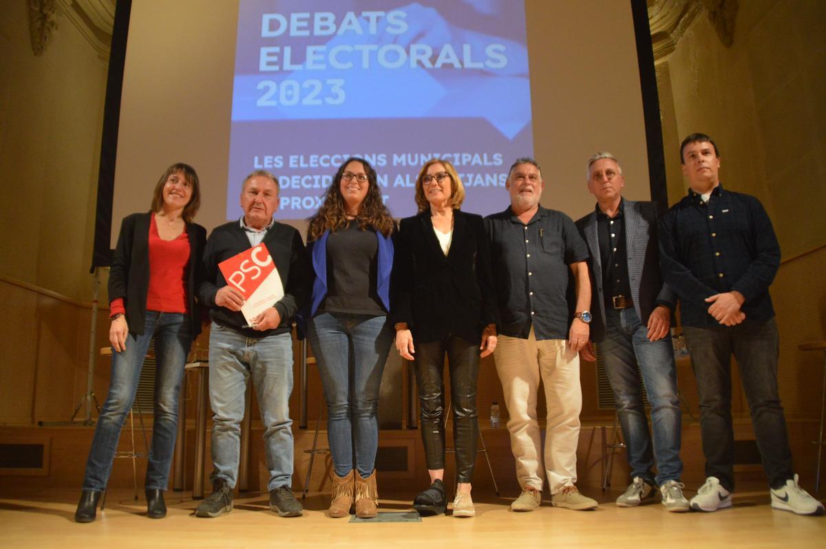 Els alcaldables de les set forces amb representació en el plenari