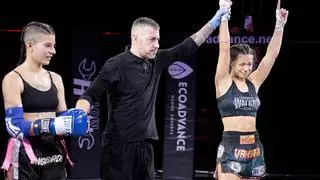 La zaragozana Asun 'Valkiria' Lacruz gana su primer combate profesional de muay thai