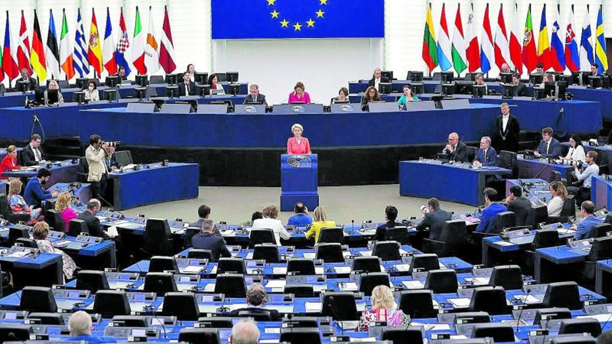 Pleno del Parlamento Europeo en Estrasburgo Silvia Martínez